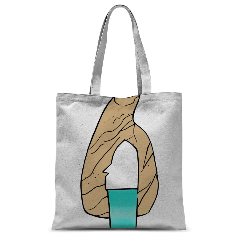 Yellow Rock with Water Classic Sublimation Tote Bag